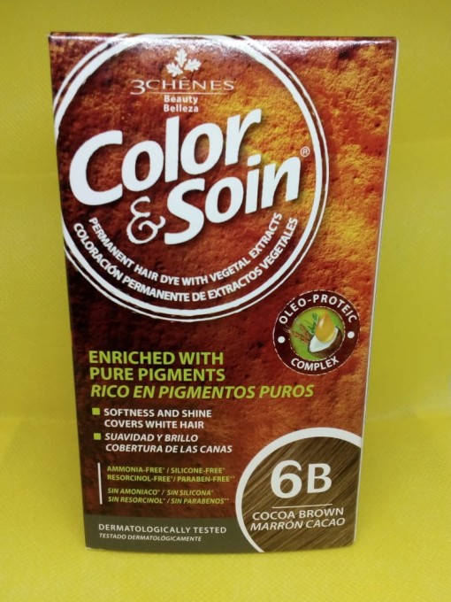 Tinte 6B Color Marron Cacao